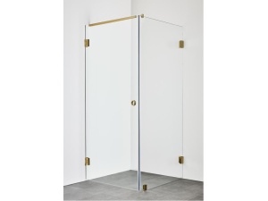 Dusjhjørne infinity combi 90x90 messing