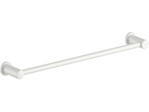 Håndklestang enkel 500mm hvit matt