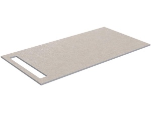 Benkeplate 90 HPL med håndkleholder  sandfarget