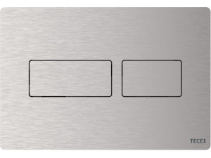 TECEsolid WC betjeningsplate. børstet rustfritt (finnes også med anit-fingermerke og forkrommet)