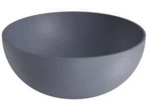 Bolleservant NOVA Ø39 x15cm solid surface mørk grå