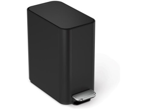 Avfallsbøtte slim 5L matt sort