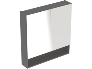Geberit Selnova Square speilskap 60 Lava matt
